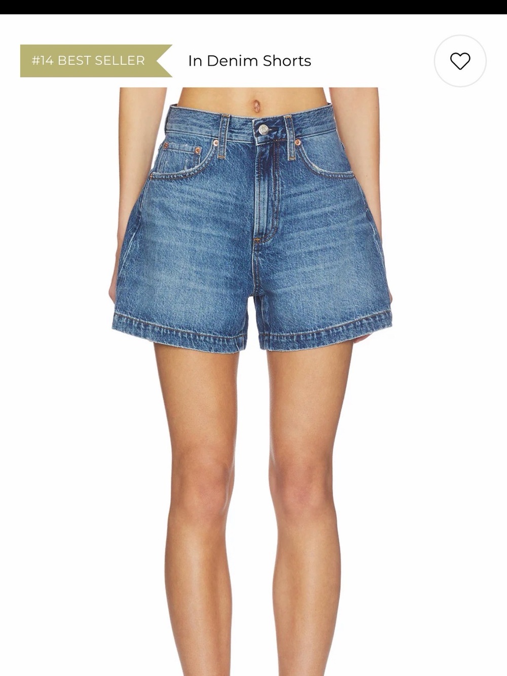 pistola High-Rise Saige shorts in Wishbone